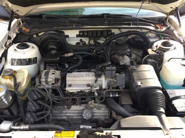 1989 White Buick Skylark Coupe