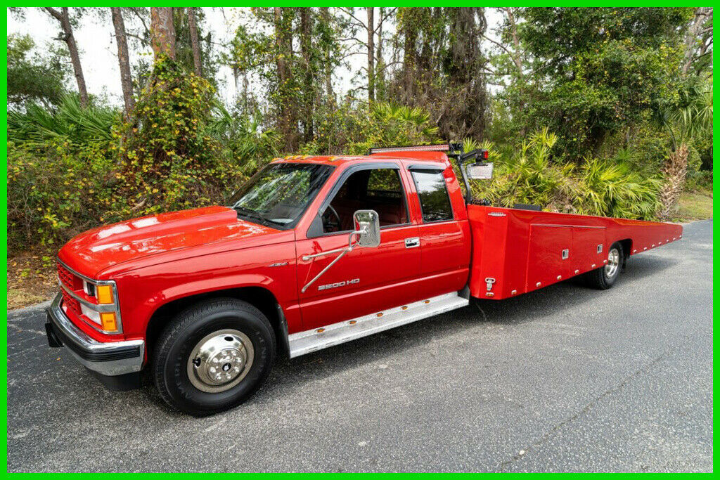 1989 Red Chevrolet C/K Pickup 3500