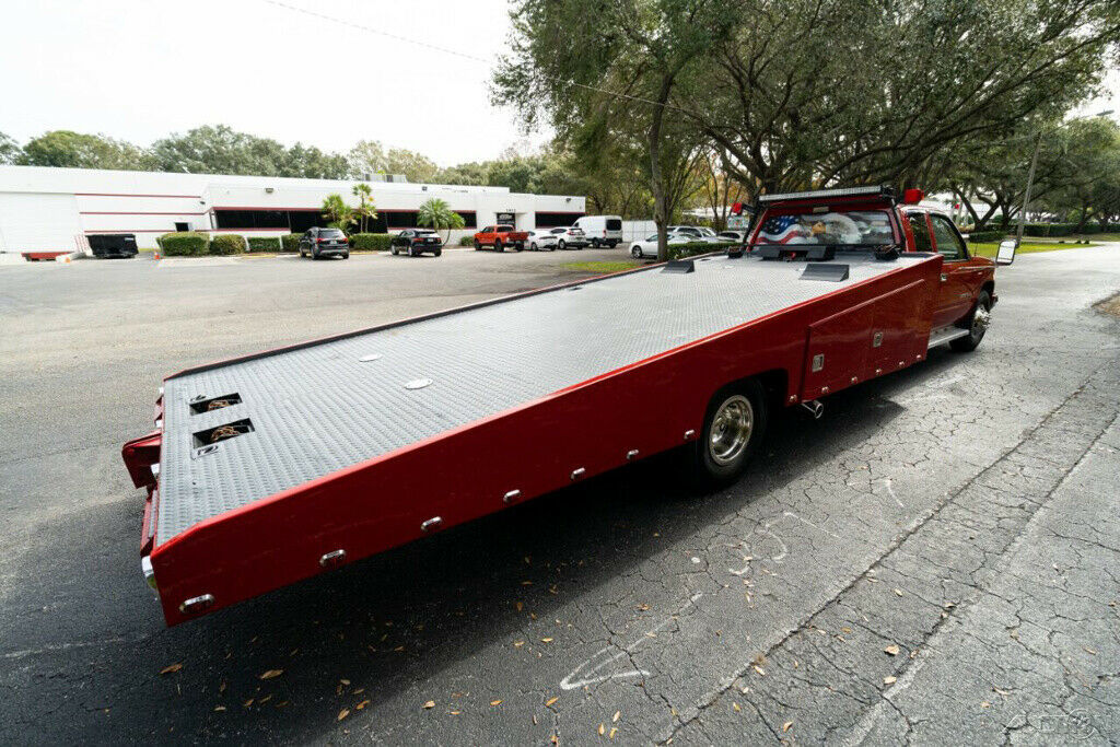 1989 Red Chevrolet C/K Pickup 3500