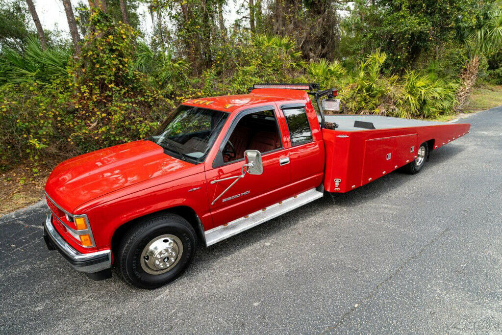 1989 Red Chevrolet C/K Pickup 3500