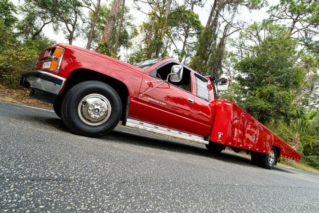 1989 Red Chevrolet C/K Pickup 3500