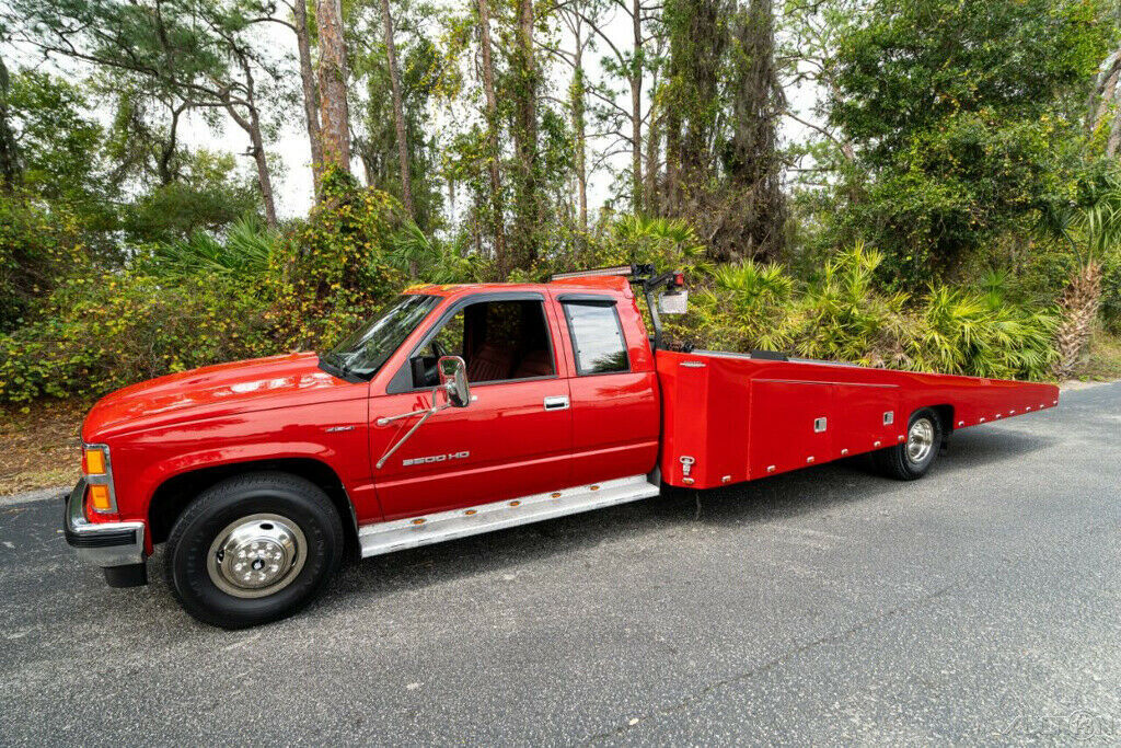 1989 Red Chevrolet C/K Pickup 3500