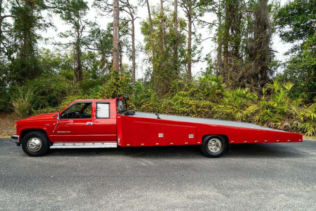 1989 Red Chevrolet C/K Pickup 3500