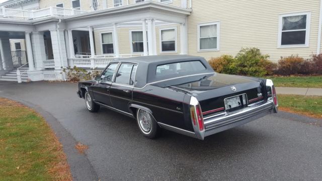 1989 Black Cadillac Brougham 4-DR Sedan
