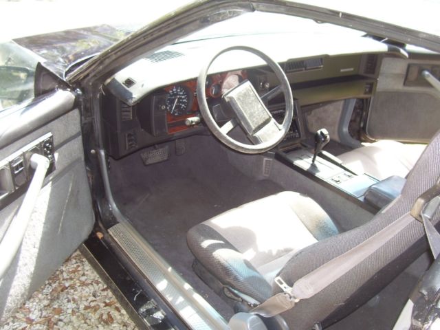 1989 Black Chevrolet Camaro Convertible