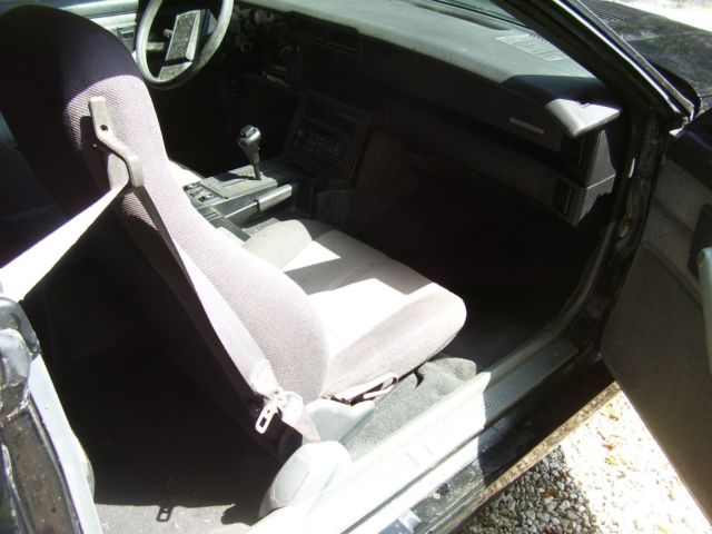 1989 Black Chevrolet Camaro Convertible