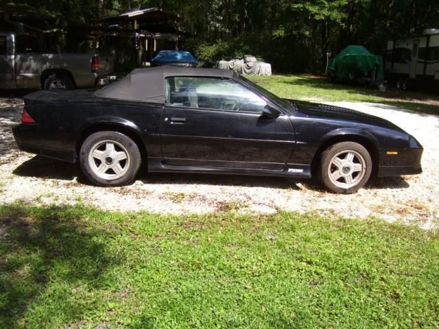 1989 Black Chevrolet Camaro Convertible