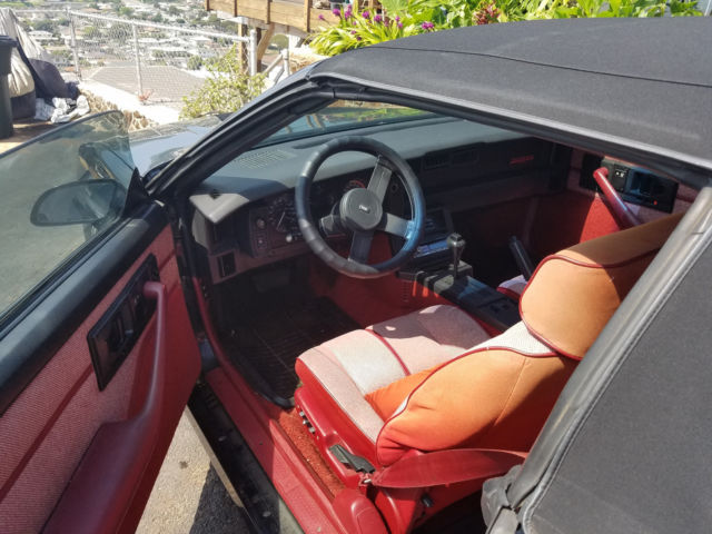 1989 Black Chevrolet Camaro Convertible