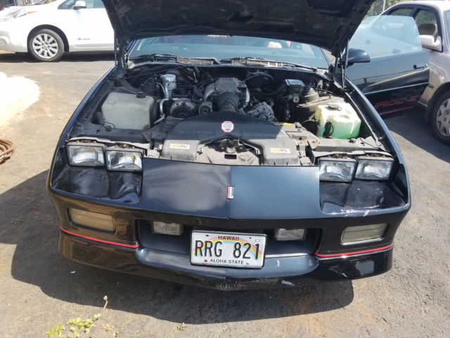 1989 Black Chevrolet Camaro Convertible