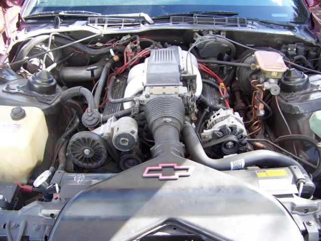 1989 Burgundy Chevrolet Camaro Sedan