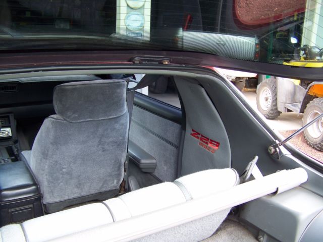 1989 Burgundy Chevrolet Camaro Sedan