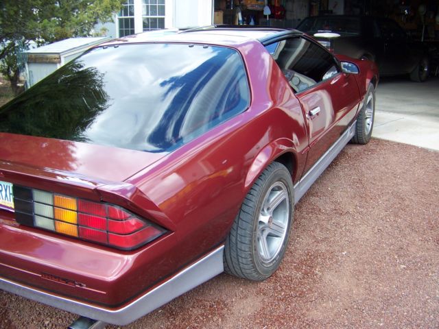 1989 Burgundy Chevrolet Camaro Sedan