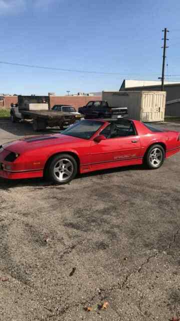 1989 Red Chevrolet Camaro Coupe