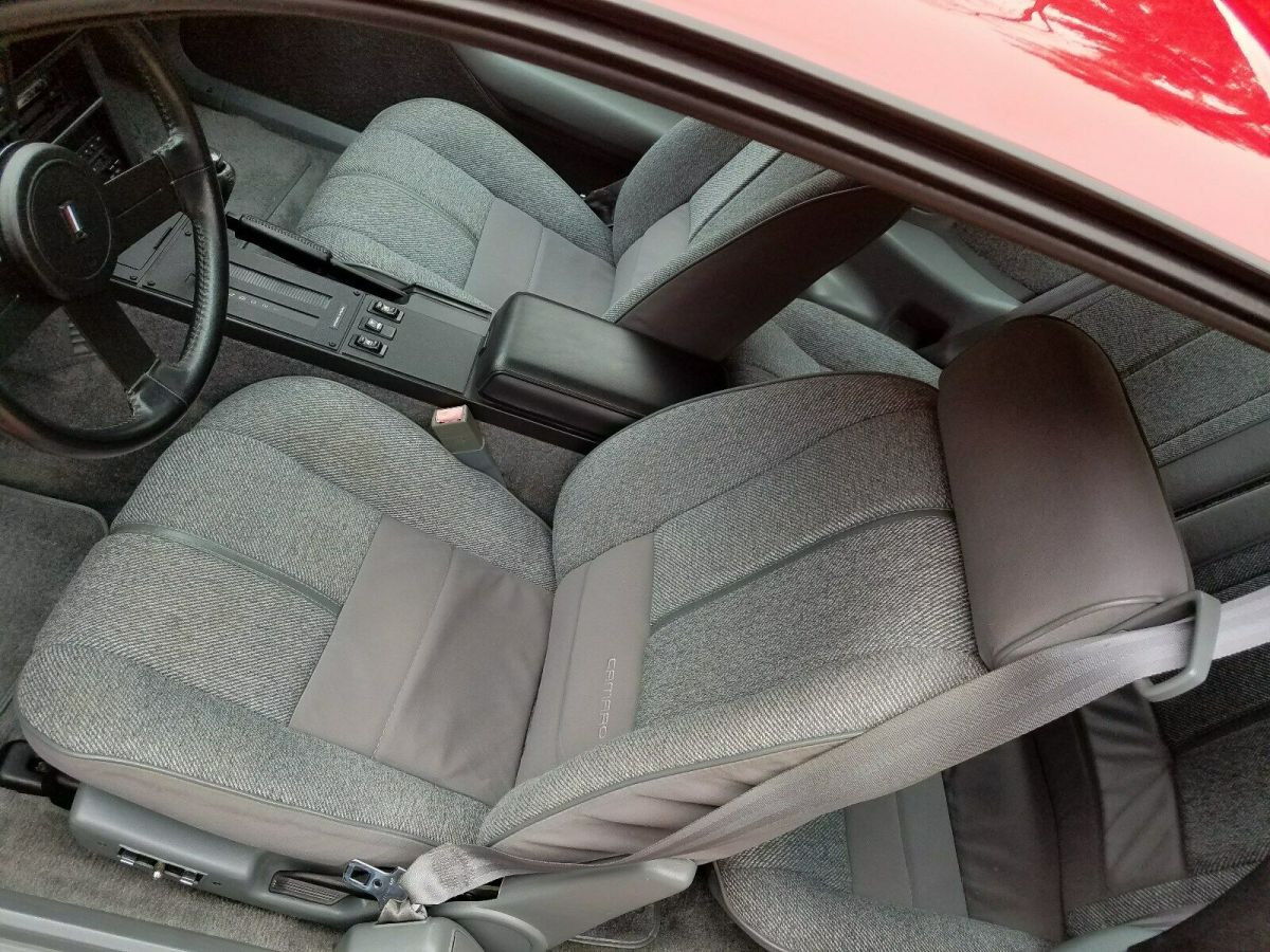 1989 Red Chevrolet Camaro Coupe