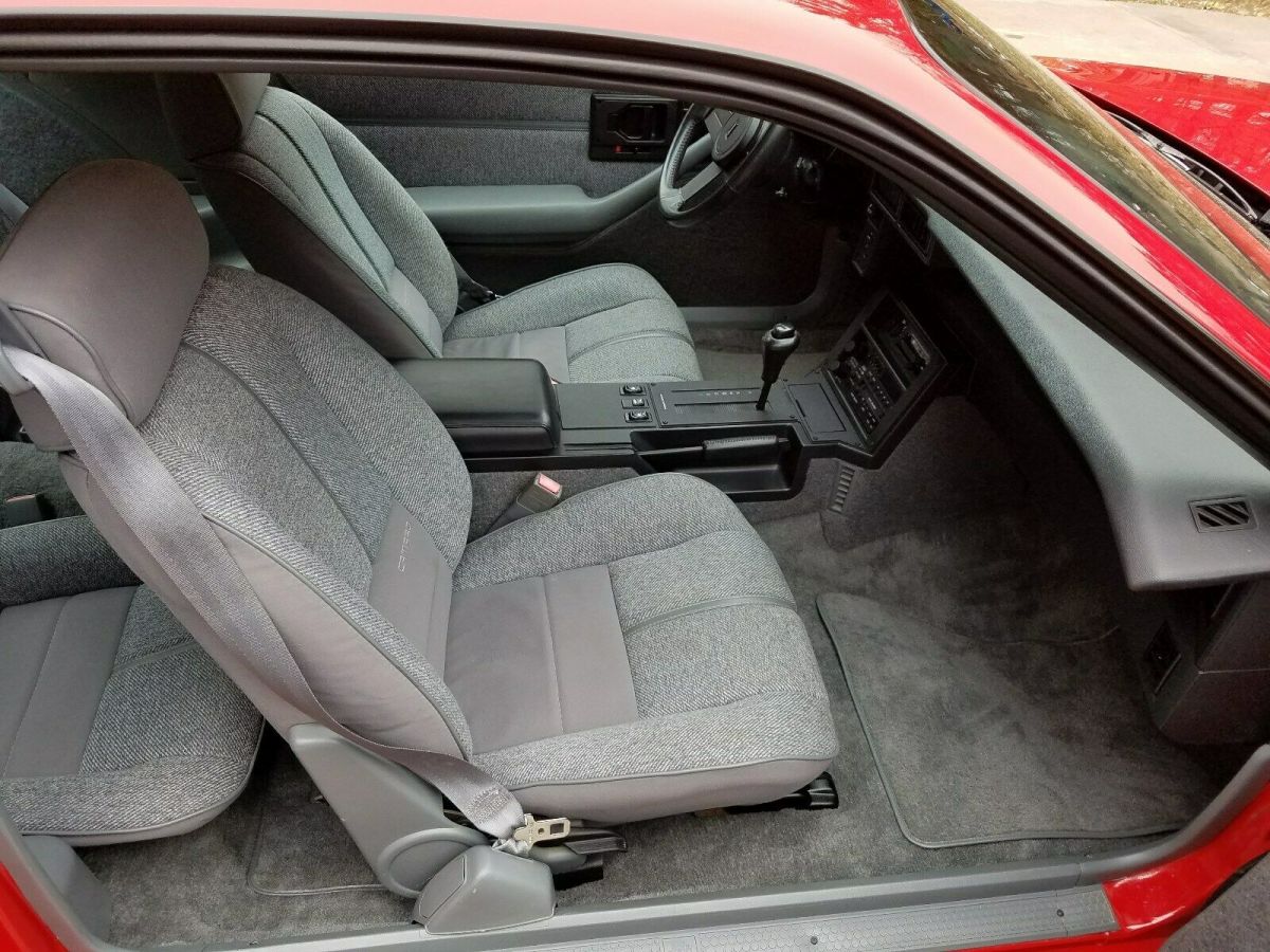 1989 Red Chevrolet Camaro Coupe