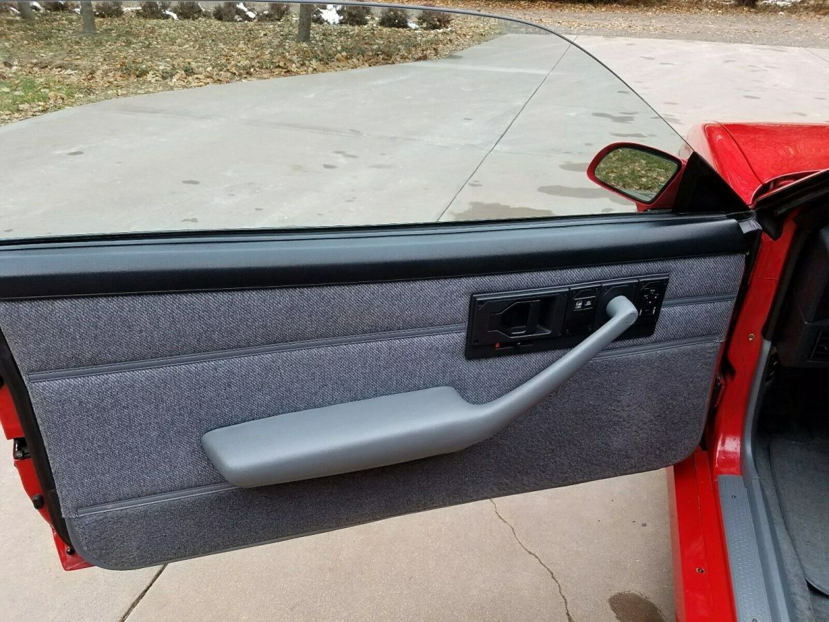 1989 Red Chevrolet Camaro Coupe