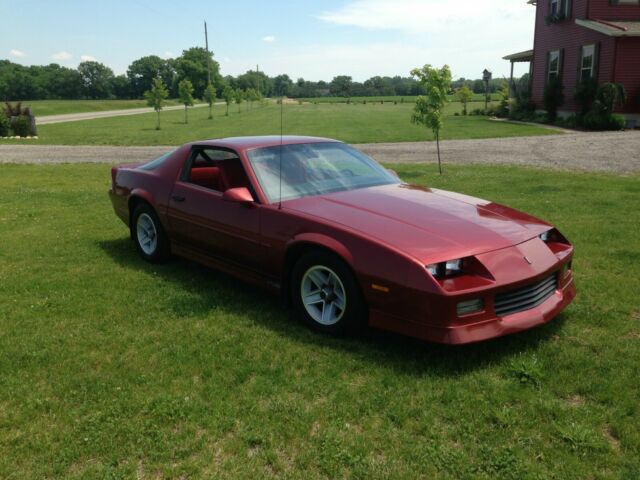 1989 Burgundy Chevrolet Camaro Coupe
