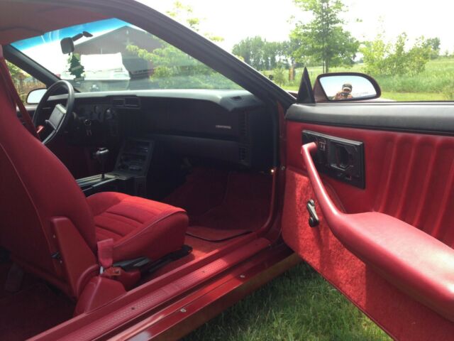 1989 Burgundy Chevrolet Camaro Coupe