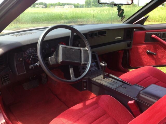 1989 Burgundy Chevrolet Camaro Coupe
