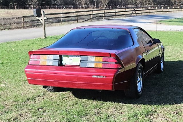 1989 Red CHEVROLET CAMARO RS Hatchback