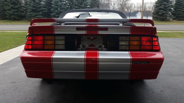 1989 Red Chevrolet Camaro Convertible
