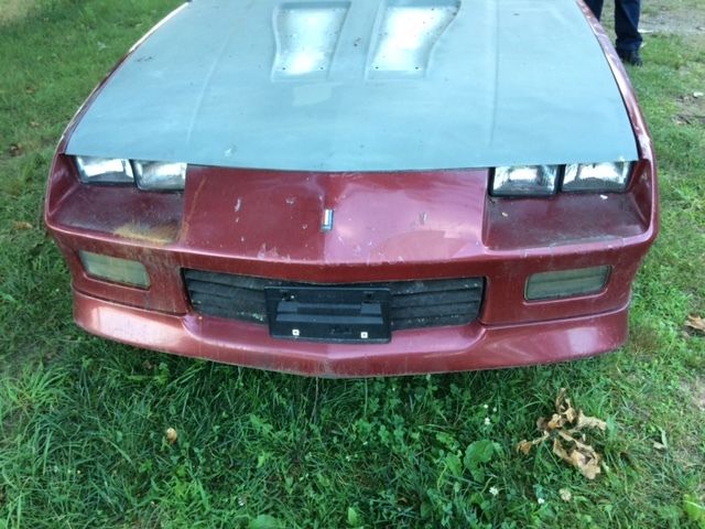 1989 Dark Metallic Red Chevrolet Camaro Hardtop Coupe