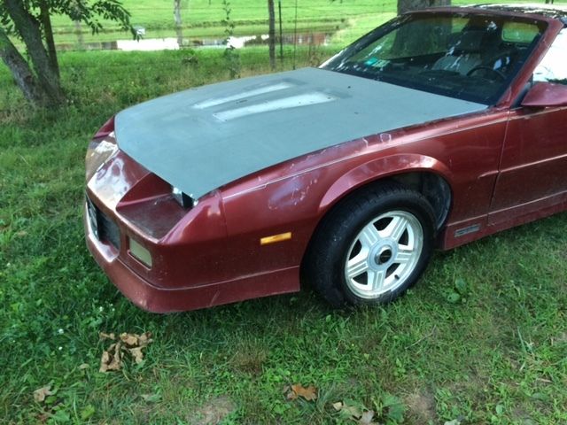 1989 Dark Metallic Red Chevrolet Camaro Hardtop Coupe