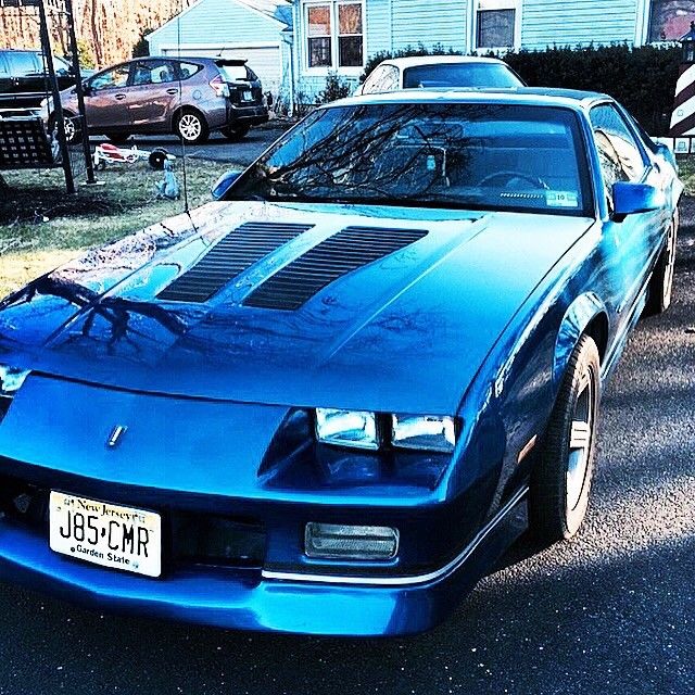 1989 Blue Chevrolet Camaro Coupe