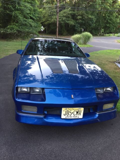 1989 Blue Chevrolet Camaro Coupe
