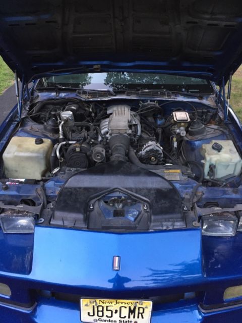 1989 Blue Chevrolet Camaro Coupe