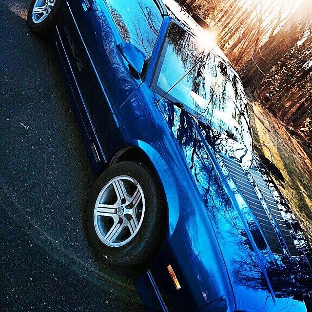 1989 Blue Chevrolet Camaro Coupe