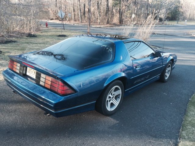 1989 Blue Chevrolet Camaro Coupe