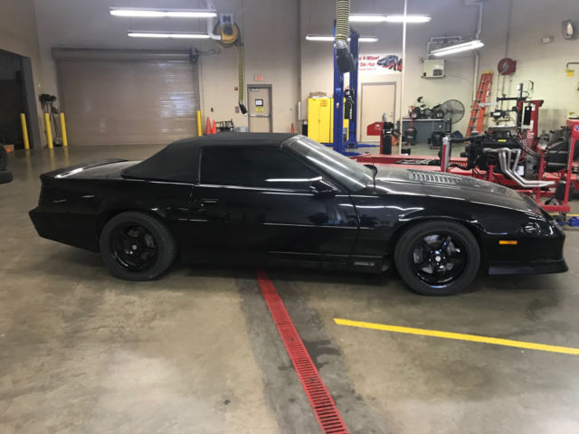1989 Black Chevrolet Camaro Convertible