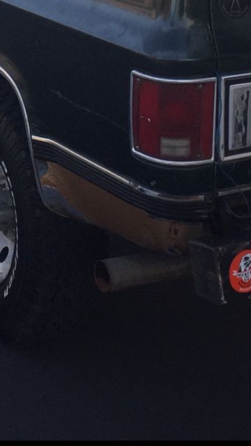 1989 Tutone forest green and gold Chevrolet Blazer