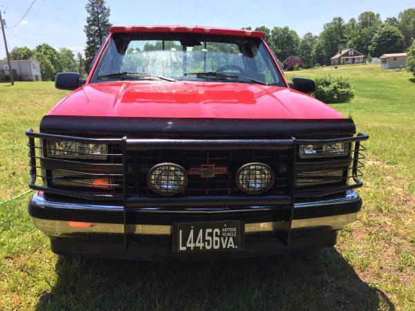 1989 Red Chevrolet C/K Pickup 1500 Truck