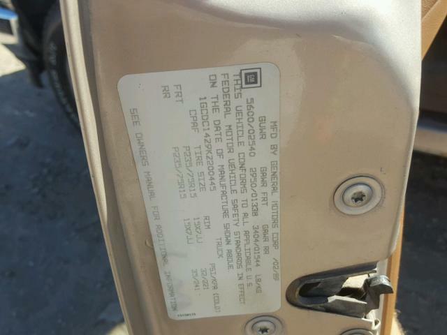 1989 Gold Chevrolet Other Pickups Standard Cab Pickup