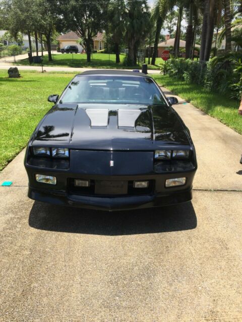 1989 Black Chevrolet Camaro Convertible