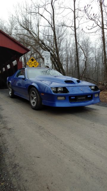 1989 Blue Chevrolet Camaro Coupe