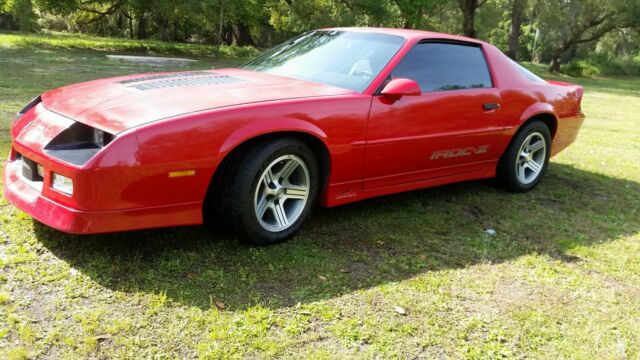 1989 Red Chevrolet Camaro Coupe