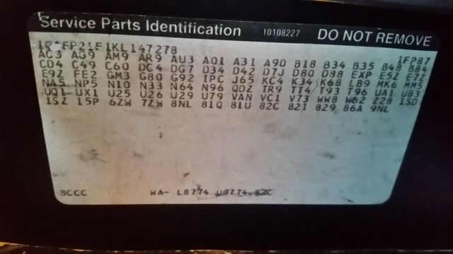 1989 Red Chevrolet Camaro Coupe