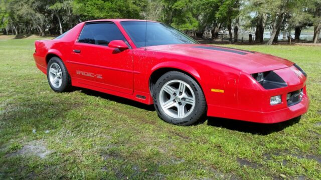 1989 Red Chevrolet Camaro Coupe