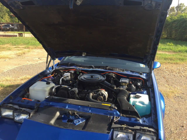 1989 Blue Chevrolet Camaro Convertible