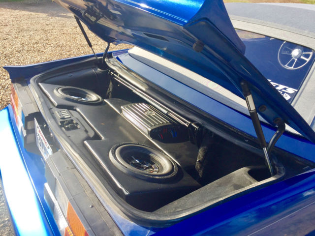 1989 Blue Chevrolet Camaro Convertible