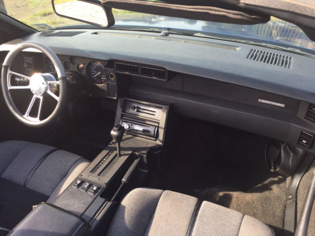 1989 Blue Chevrolet Camaro Convertible