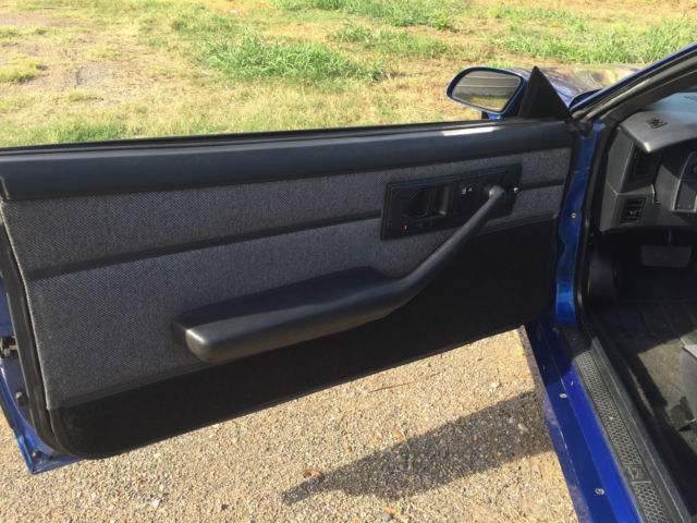 1989 Blue Chevrolet Camaro Convertible