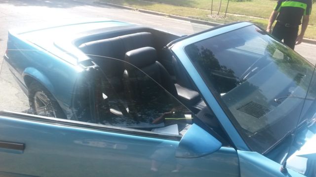 1989 Blue Chevrolet Camaro