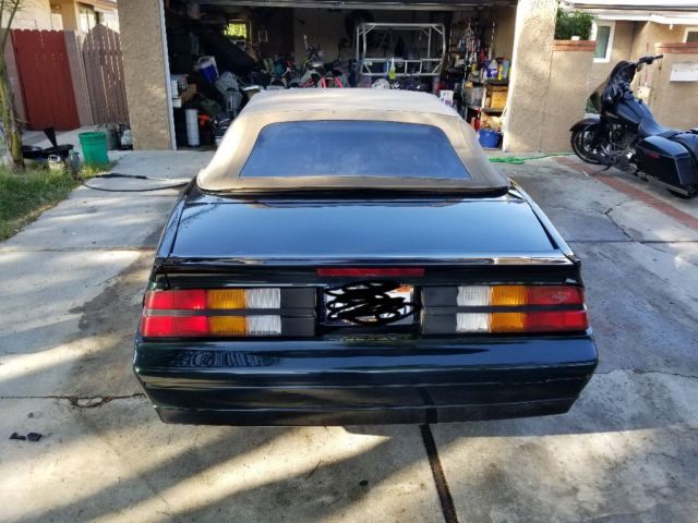 1989 Green Chevrolet Camaro Convertible