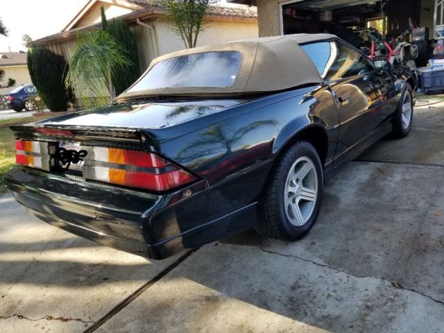 1989 Green Chevrolet Camaro Convertible