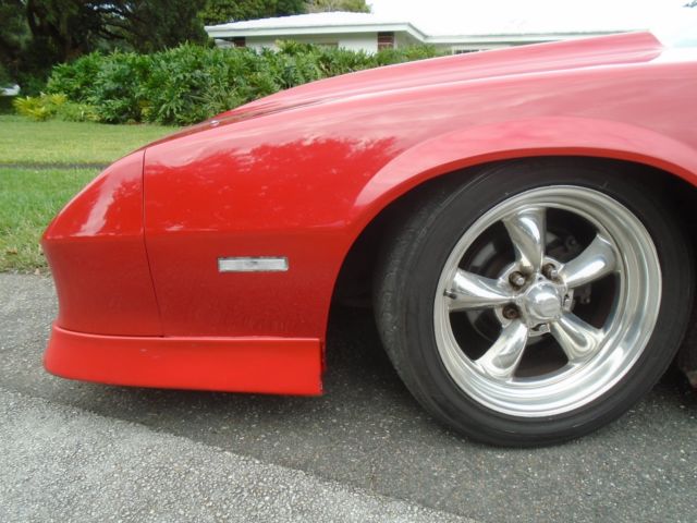 1989 Red Chevrolet Camaro Convertible