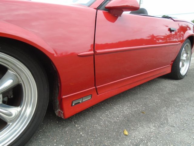 1989 Red Chevrolet Camaro Convertible